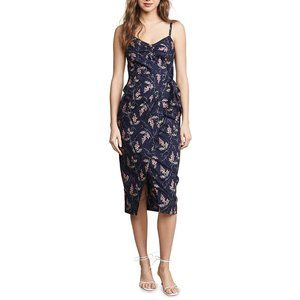 Rebecca Taylor Size 4 Ivie Sleeveless Wrap Dress